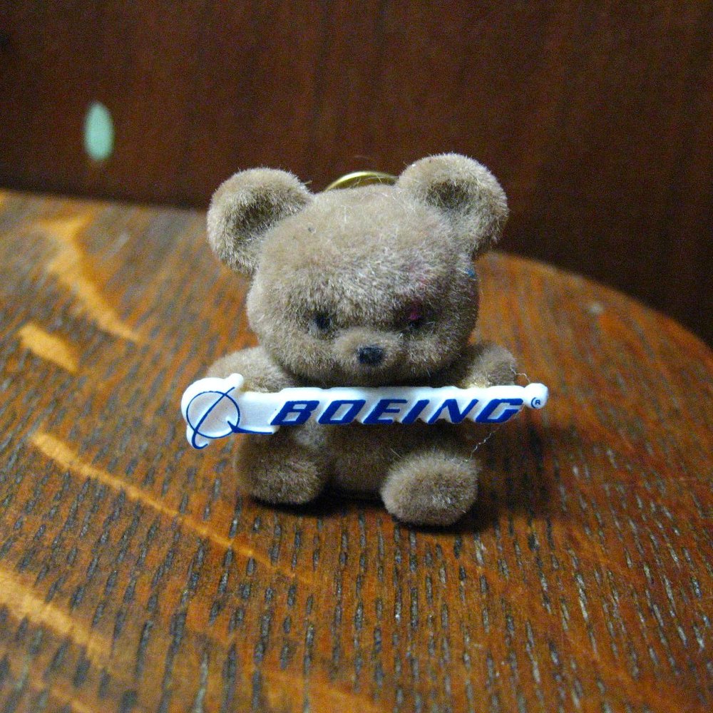 ✈️ Boeing Teddy Bear Lapel Pin
